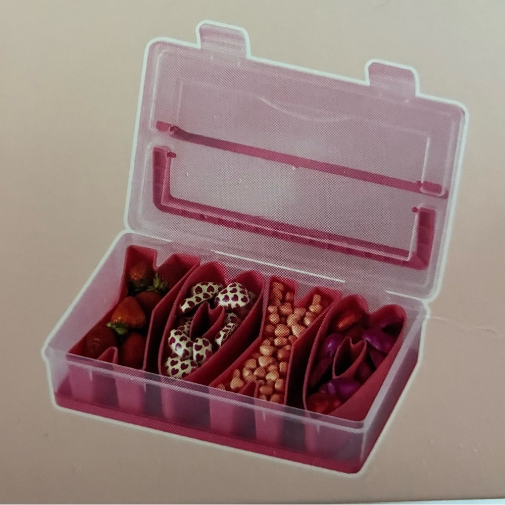 Pink snack / Jewelry Organizer Box